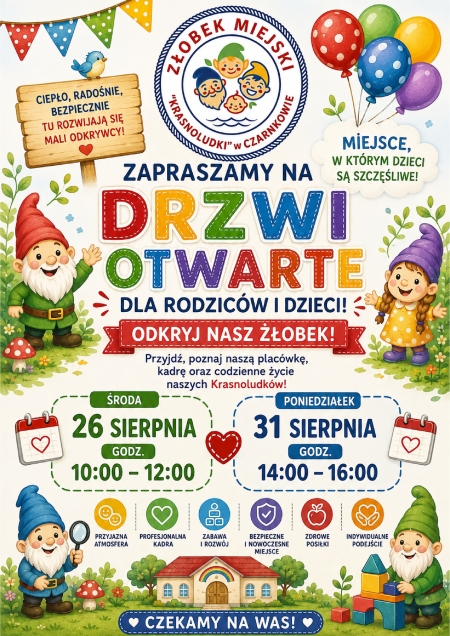 Drzwi otwarte. Zapraszamy!